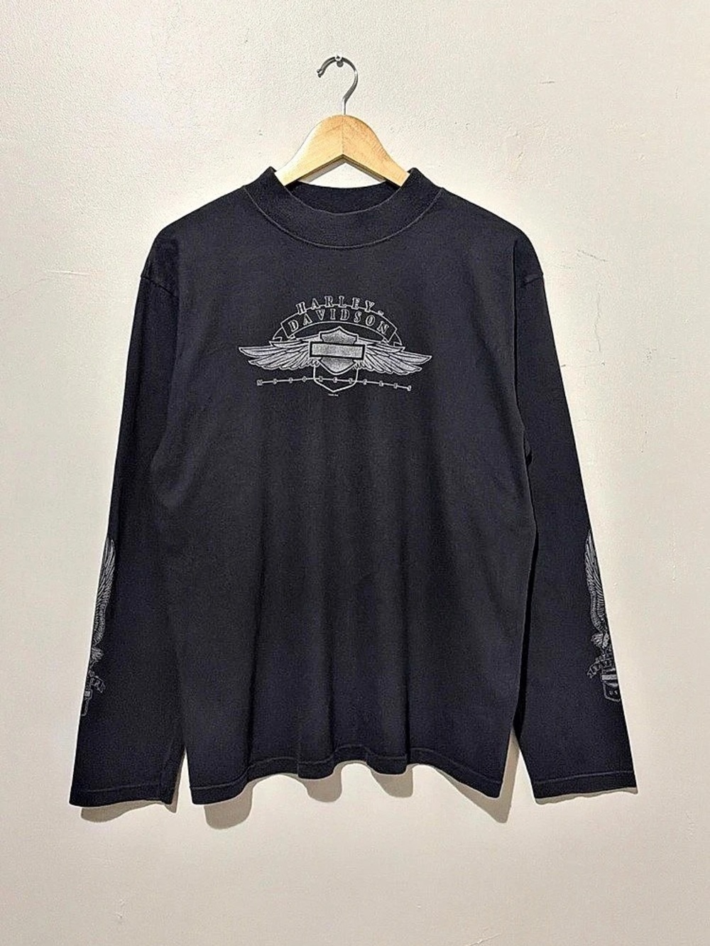 Harley-Davidson Vintage Harley-Davidson Holoubek Mock Neck Long Sleeve Shirt